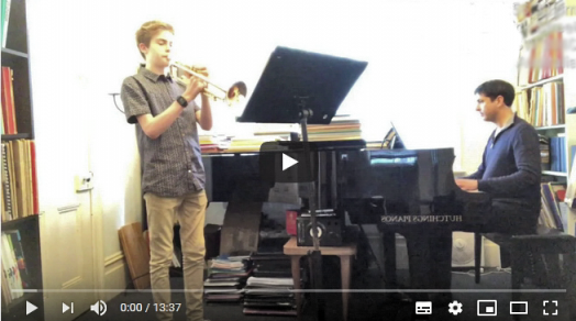 Sample of trumpet video placement